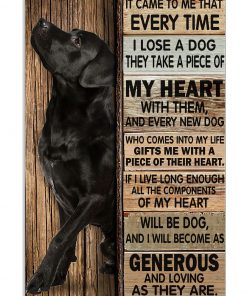 Labrador It Came To Me That Everytime I Lose A Dog Poster