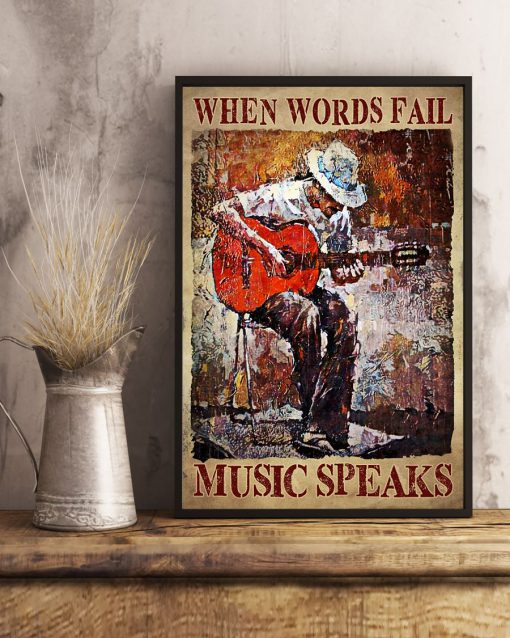 When Words Fail Music Speaks Poster c