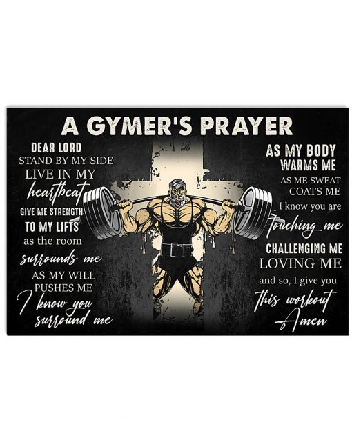 A Gymer's Prayer Poster
