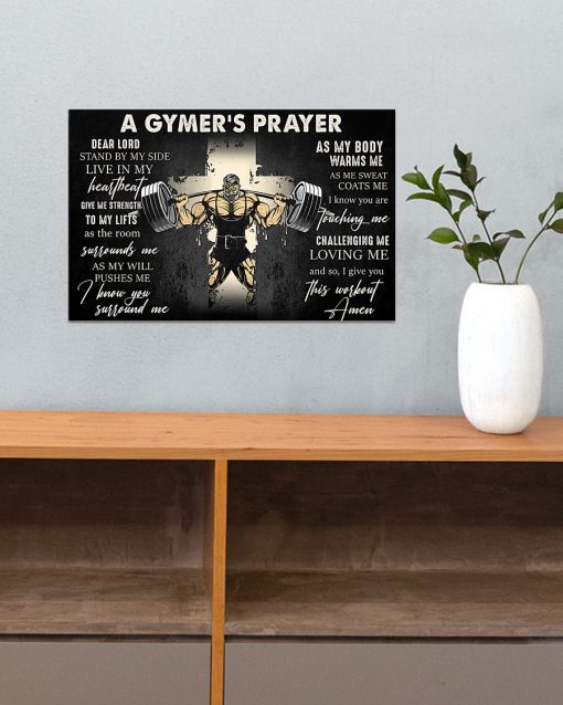 A Gymer's Prayer Posterc