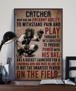 Baseball Catcher Who Has An Uncanny Ability To Withstand Pain And Play Through It Posterx