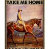 Country Roads Take Me Home To The Place I Belong Poster