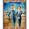 Flight Attendant I See Skies Of Blue And Cloud Of White Poster