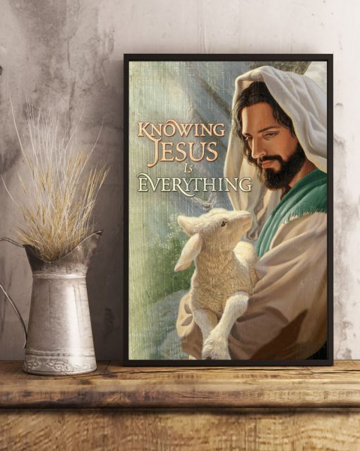 Goat Knowing Jesus Is Everything Posterc