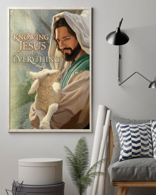 Goat Knowing Jesus Is Everything Posterz