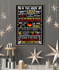 In This House We Love Germany We Are Tough Posterx