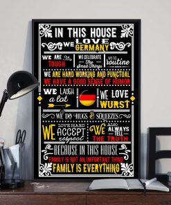 In This House We Love Germany We Are Tough Posterz