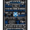 In This House We Love Scotland We Are Patriotic Poster