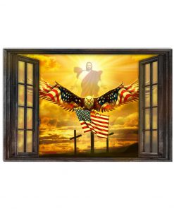 Jesus Eagle In The Sky Have Faith Poster