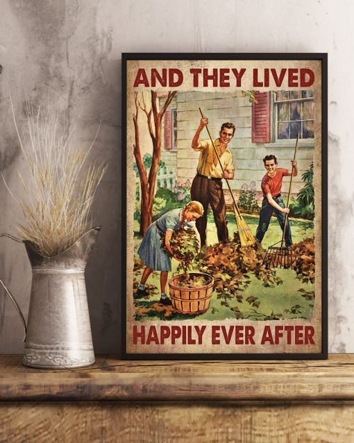 And They Lived Happily Ever After Dad Son Daughter Posterx