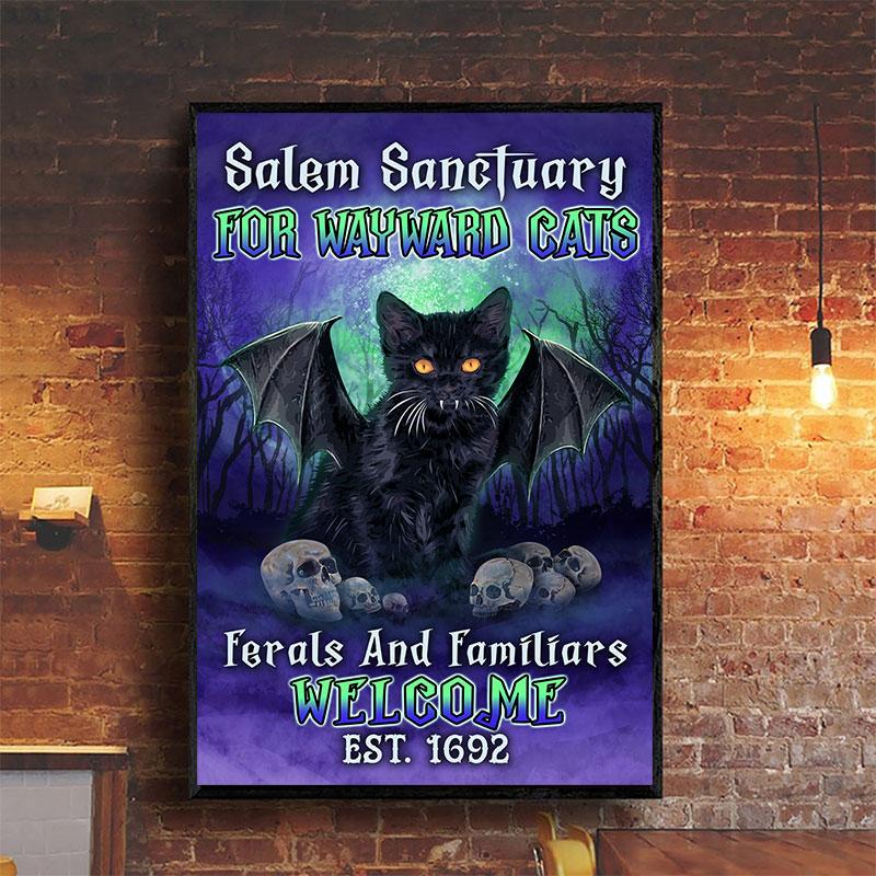 Best Black Cat Salem Sanctuary For Wayward Cats Poster