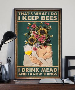 Flower Girl I Keep Bee I Drink Mead Posterx