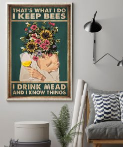 Flower Girl I Keep Bee I Drink Mead Posterz
