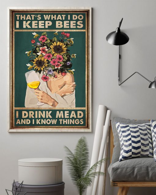 Flower Girl I Keep Bee I Drink Mead Posterz
