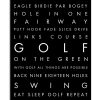 Golf Lover Golf On The Green Swing Perfect Round Poster