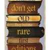 Librarian Book Nerds Don't Get Old Poster