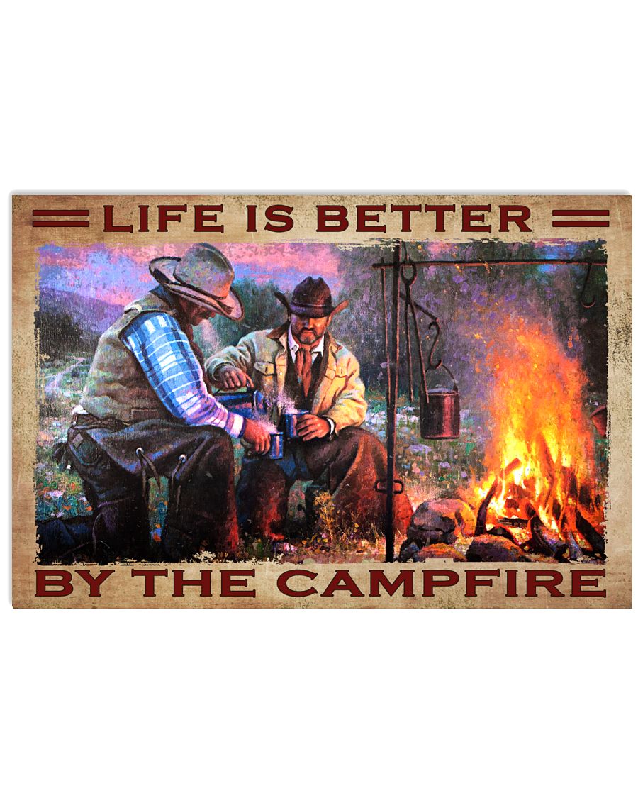  Ships From USA Life Is Better By The Campfire Poster