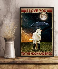 Pony I Love You To The Moon And Back Posterx