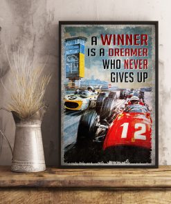 Riding The Winner Is A Dreamer Who Never Gives Up Posterx