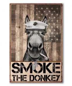 Smoke The Donkey Marine Corp Poster