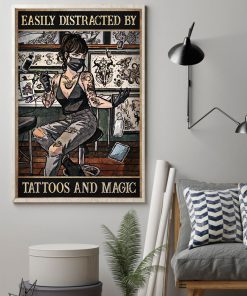 Tattooist Easily Distracted Tattoo And Magic Posterz