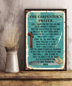 The Carpenter's Prayer Posterc