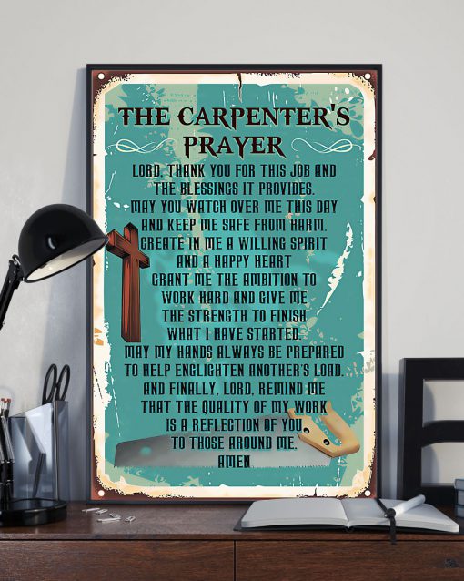 The Carpenter's Prayer Posterx