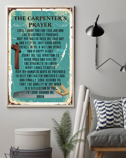The Carpenter's Prayer Posterz