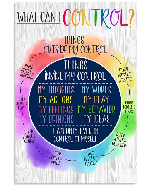 What Can I Control Things Outside My Control Poster