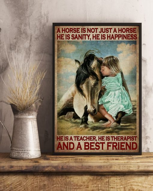 Best Shop A Horse Is Not Just A Horse He Is Sanity He Is Happiness Poster