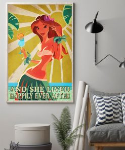 Official And She Lived Happily Ever After Aloha Girl Poster