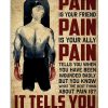 Boxing Pain Is Your Friend Poster