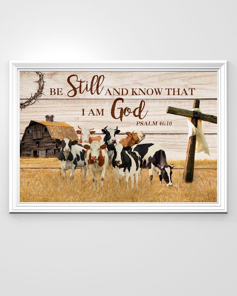  Ships From USA Cows Be Still And Know That I'm God Poster