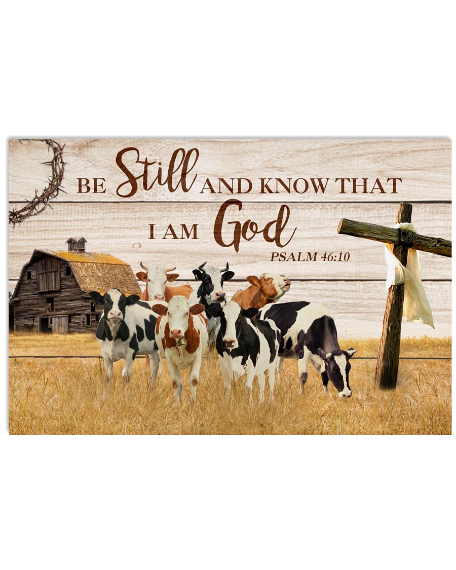 Cows Be Still And Know That I'm God Poster