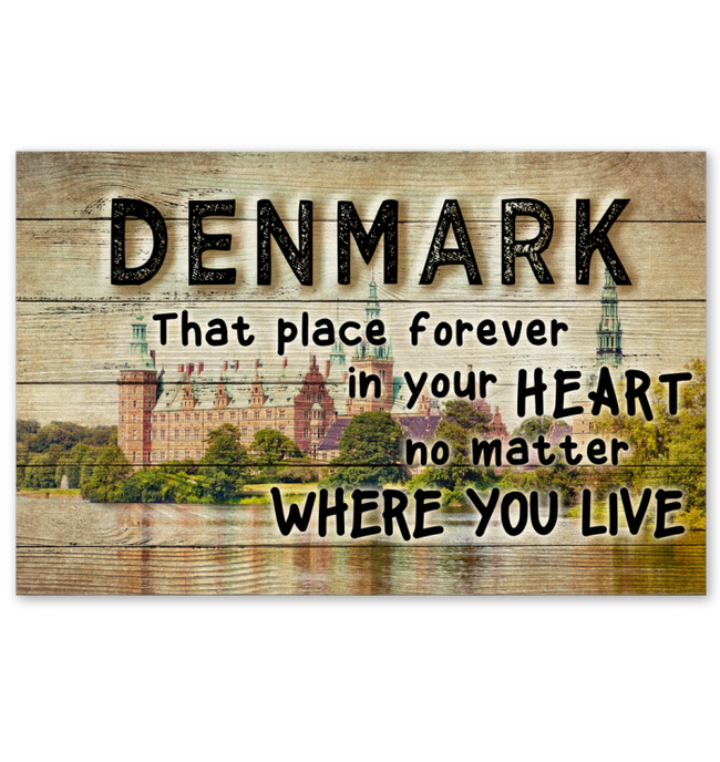 Denmark That Place Forever In Your Heart Poster