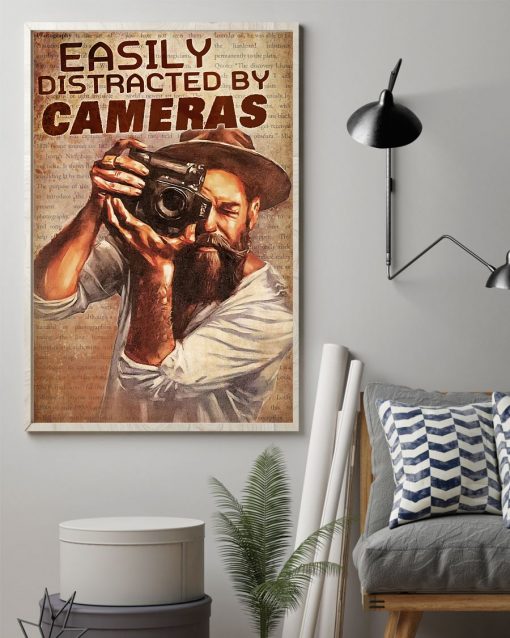 Mother's Day Gift Easily Distracted By Cameras Poster