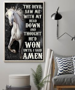 Clothing Horse The Devil Saw Me With My Head Down Poster