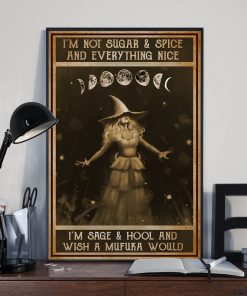 eBay I'm Not Sugar And Spice And Everything Nice Witch Poster