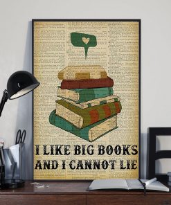 Absolutely Love Librarian I Like Big Books And I Cannot Lie Poster