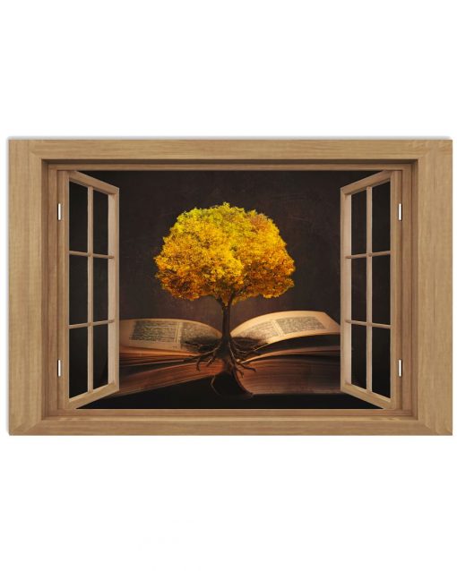 Librarian Tree Book Poster