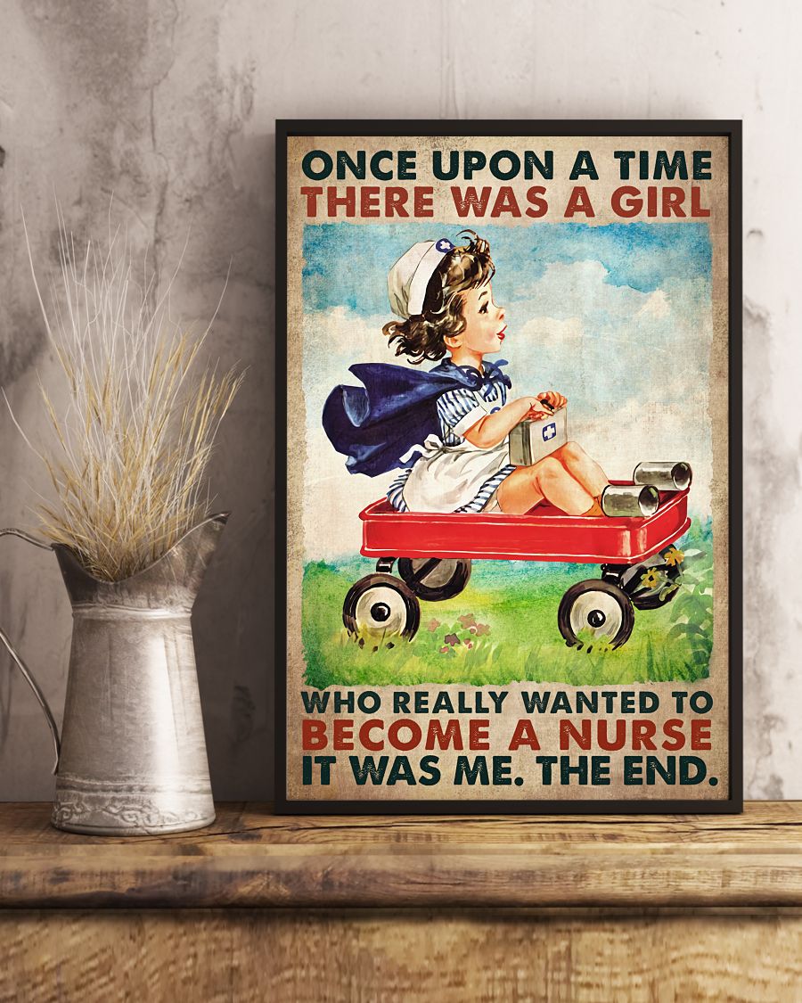 eBay Once Upon A Time There Was A Girl Who Really Want To Become A Nurse Poster
