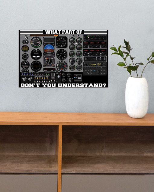 Esty Pilot Control Board What Part Of Don't You Understand Poster