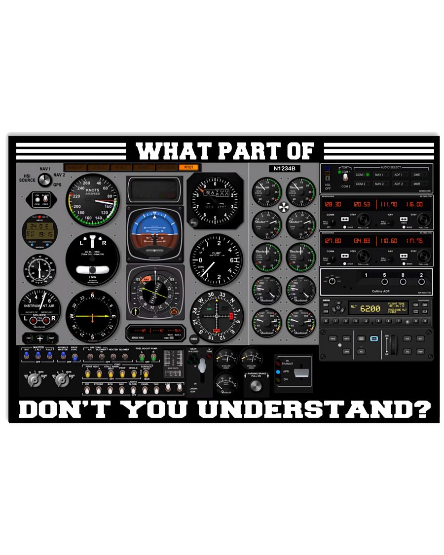 Pilot Control Board What Part Of Don't You Understand Poster