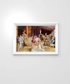 Discount Shearing The Rams By Tom Roberts 1890s Poster