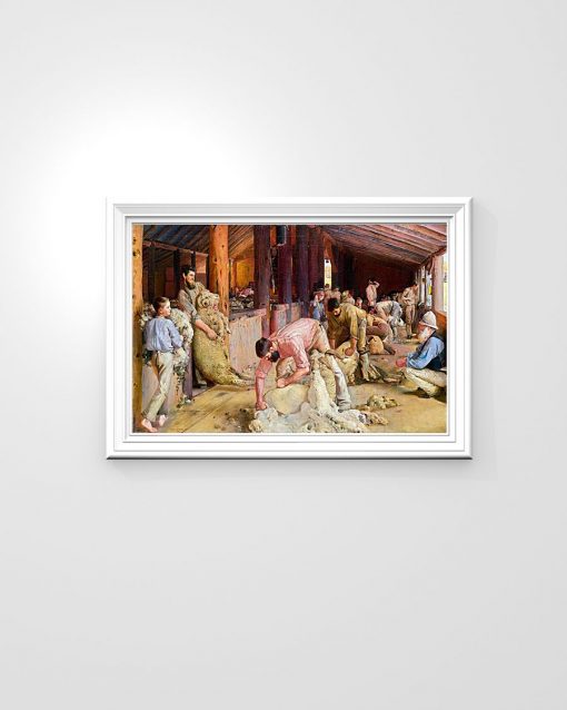 Discount Shearing The Rams By Tom Roberts 1890s Poster