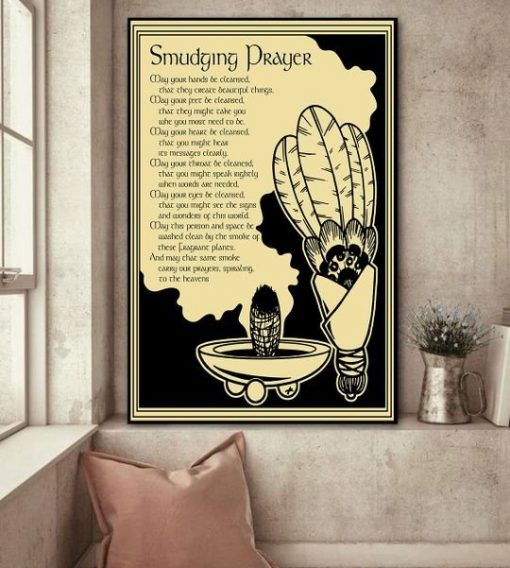 All Over Print Smudging Prayer Poster