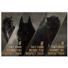 Wolf If They Stand Beside You Protect Them Poster