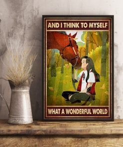 Where To Buy And I Think To Myself What A Wonderful World Poster