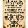 Be Ye A Witch By Birth Or A Witch By Choose Poster