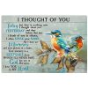 Birdsi Thought Of You Today But That Is Nothing New Poster